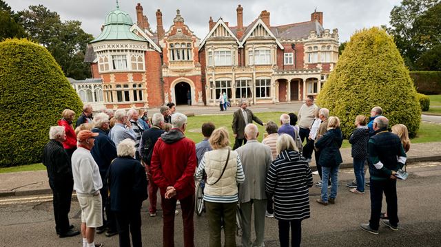 Visit Bletchley Park: a group of Boundless members on a tour